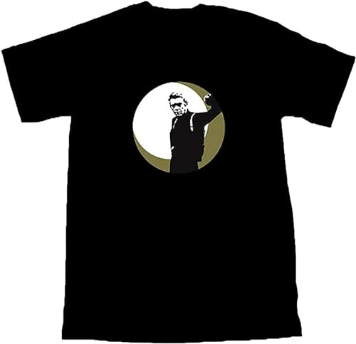 Steve McQueen Bullet T-Shirt Black Black T-Shirts & Hemden(X-Large) von LILININ