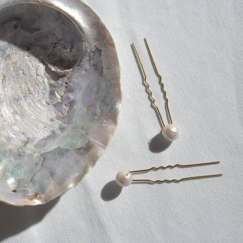 Perle Haar-Accessoire, Braut Haarnadel, Hochzeit Perlen, Haar-Dias, Minimale Haar-Accessoires, Hochzeitsgeschenk, Brautjungfern von LILLEYSTUDIO