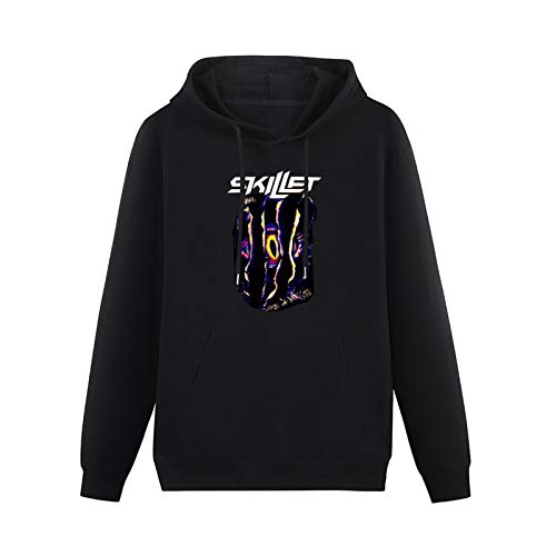 Skillet Nu Metal Cat Eye Sweatshirt Pullover Cotton Blend Mens Hoody Size M von LILOCKFRESH