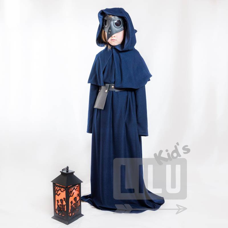 Kinder Halloween Pest Doktor Kostüm, Gothic Cosplay, Handgemacht von LILUkidsBERLIN