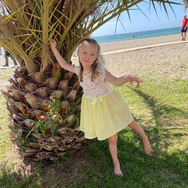 Sommer Kinder Tunika Strand Baumwolle Spitze Boho Kaftan Freizeit Kleidung Kleid Mädchen Bademode Sonnenschutz von LILUkidsBERLIN