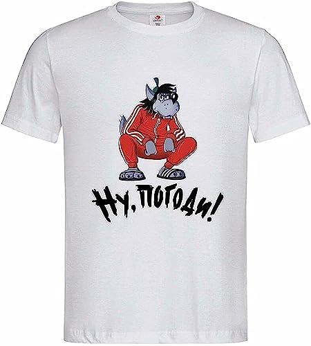 Taiji T Shirt NU PAGADI Gift Funny Russians Tuck Wolf Wolk Russia Colour Hemden(3X-Large) von LIN50YIIY