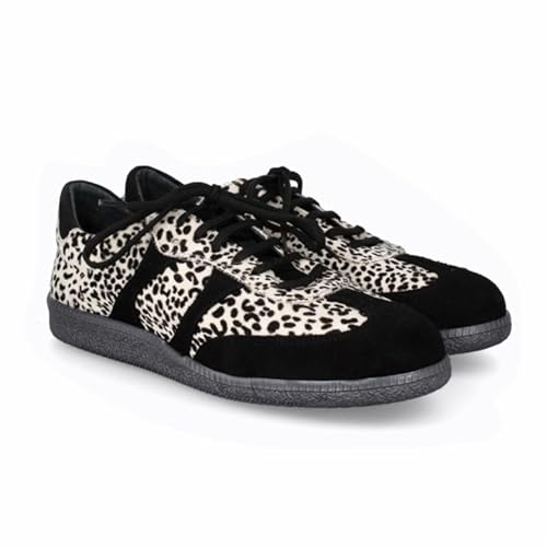 Lince Bequeme Schnürsenkel, Gummisohle, Gel-Einlegesohle, V Samba, hergestellt in Spanien, S schwarz, 36 EU von LINCE