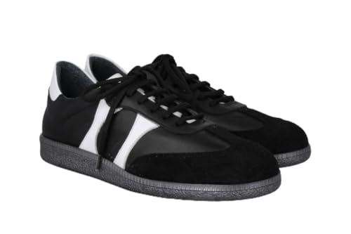 Lince Bequeme Schnürsenkel, Gummisohle, Gel-Einlegesohle, V Samba, hergestellt in Spanien, Schwarz , 39 EU von LINCE