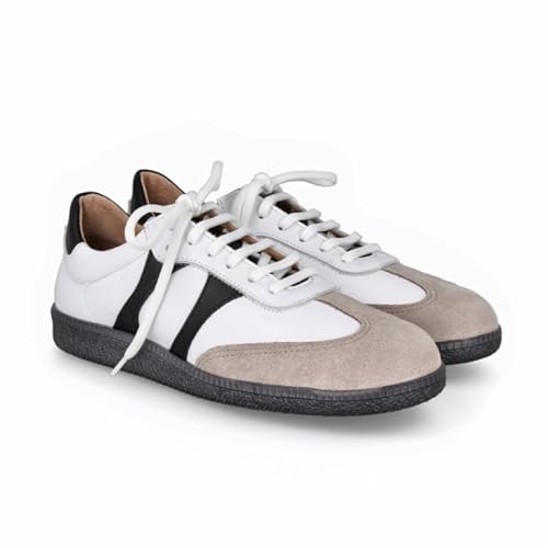 Lince Bequeme Schnürsenkel, Gummisohle, Gel-Einlegesohle, V Samba, hergestellt in Spanien, ekrü, 39 EU von LINCE