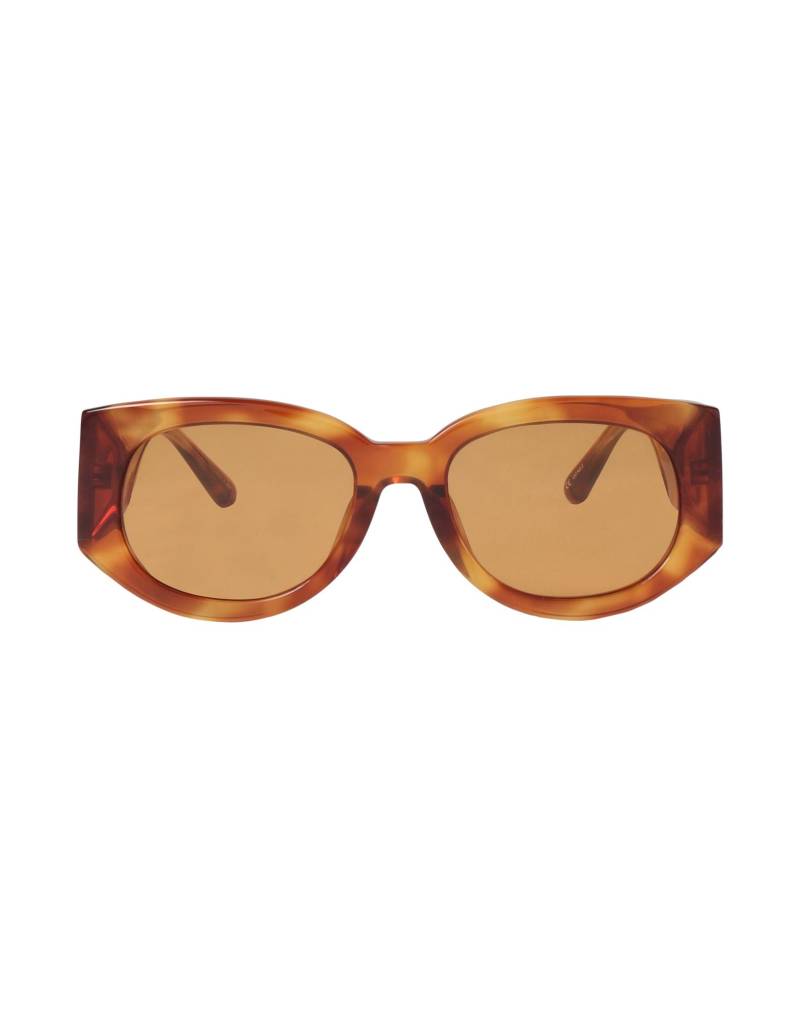 LINDA FARROW x RABANNE Sonnenbrille Damen Braun von LINDA FARROW x RABANNE