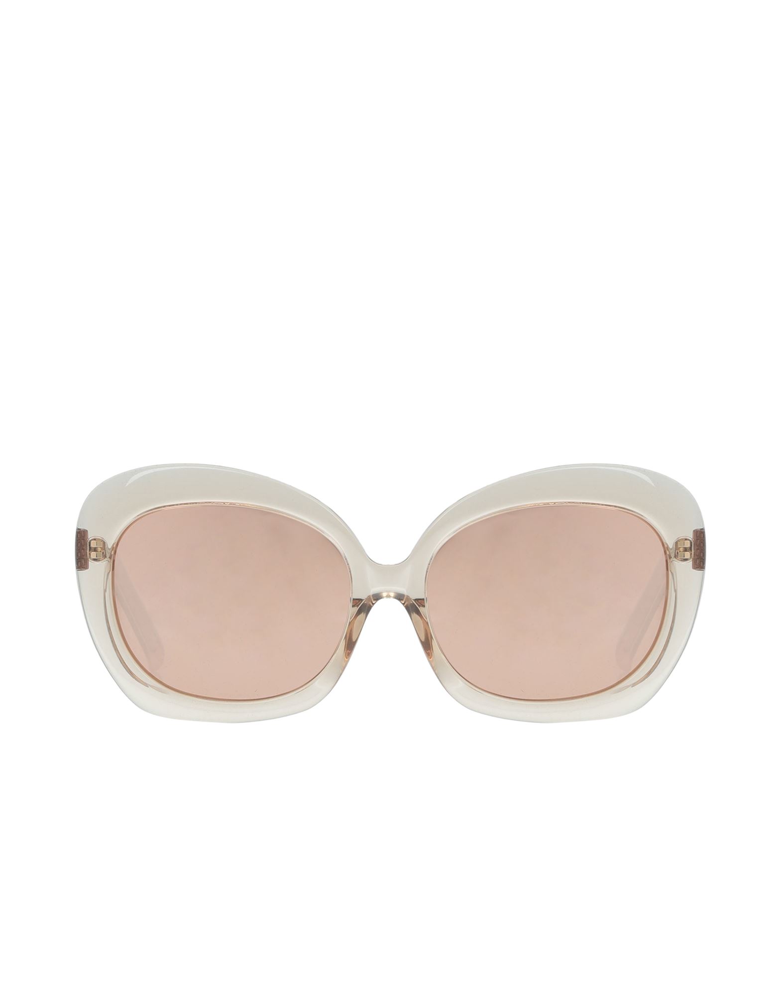 LINDA FARROW Sonnenbrille Damen Hellrosa von LINDA FARROW