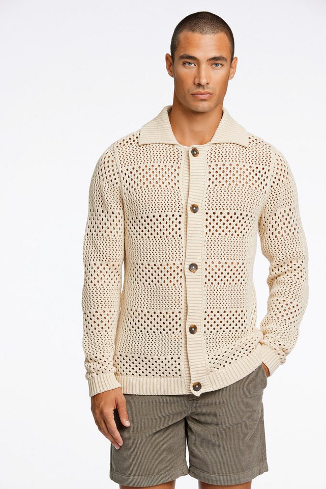 LINDBERGH Cardigan mit Lochmusterung von LINDBERGH