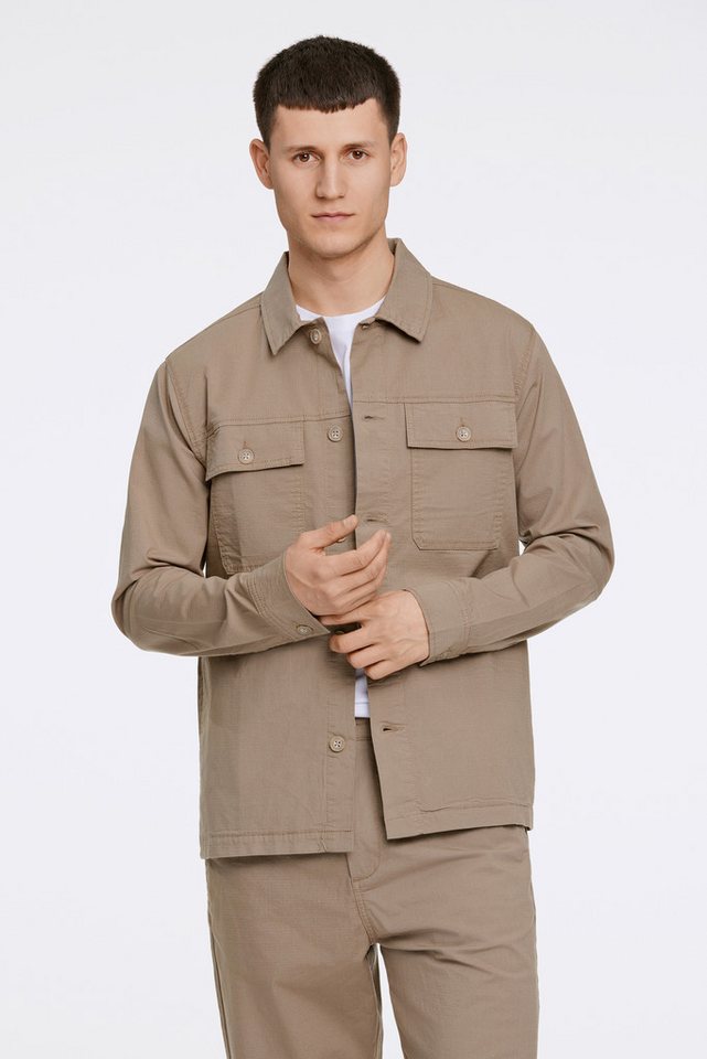 LINDBERGH Hemdjacke mit Logostickerei unten links LINDBERGH Hemdjacke mit Logostickerei unten links von LINDBERGH