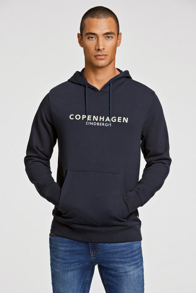 LINDBERGH Hoodie mit Logoschriftzug auf der Front von LINDBERGH