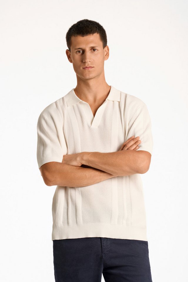 LINDBERGH Kurzarmpullover mit Struktur-Muster von LINDBERGH