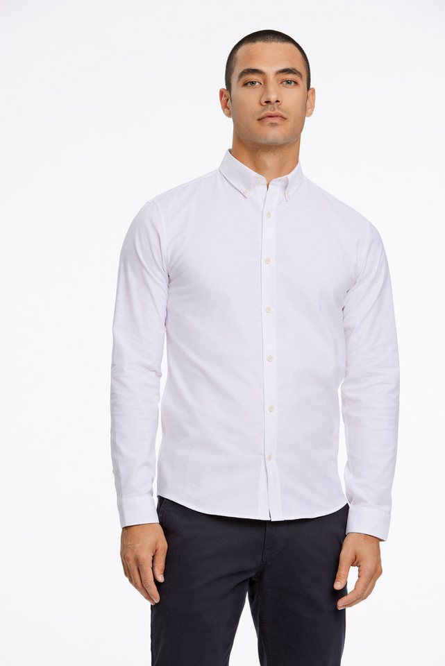 LINDBERGH Langarmhemd mit Button-Down-Kragen von LINDBERGH