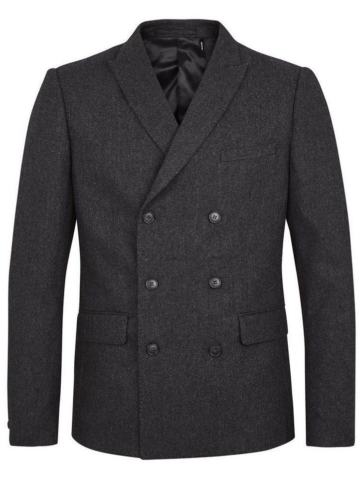 LINDBERGH Sakko 30-37521 Zweireihiger Herrenblazer aus elastischer Wollmischung von LINDBERGH