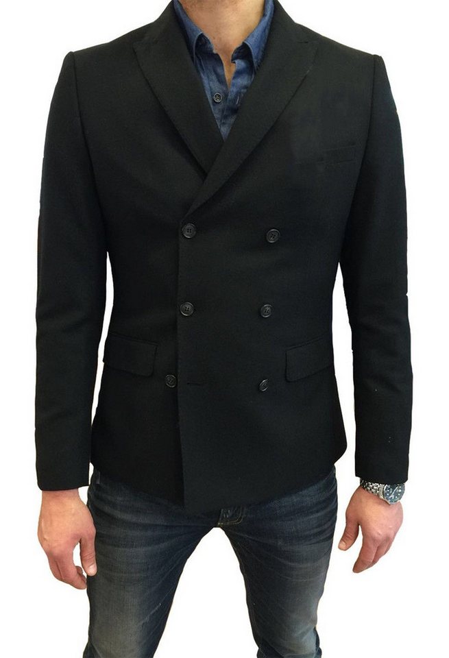 LINDBERGH Sakko 30-37521 Zweireihiger Herrenblazer aus elastischer Wollmischung von LINDBERGH