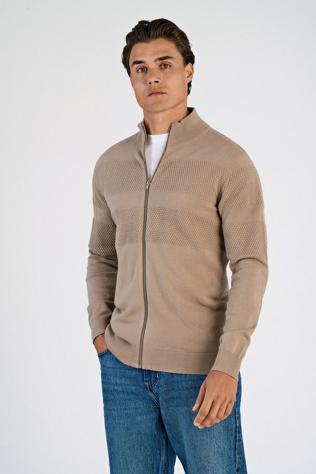 LINDBERGH Strickjacke mit Stehkragen und Reißverschluss von LINDBERGH