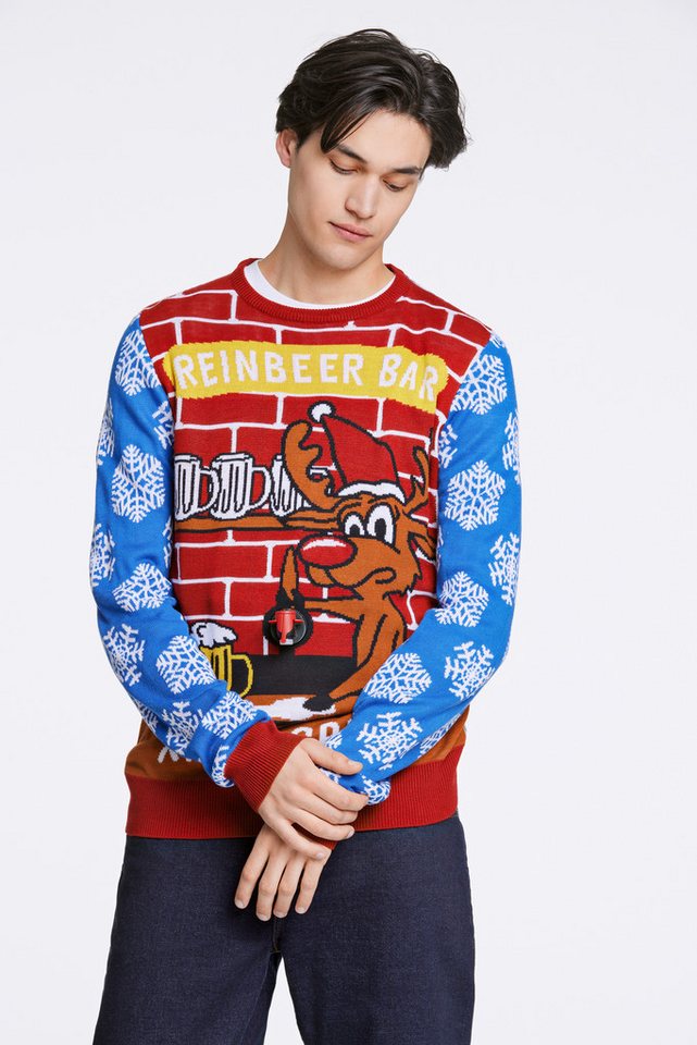 LINDBERGH Strickpullover mit Weihnachts-Motiv von LINDBERGH