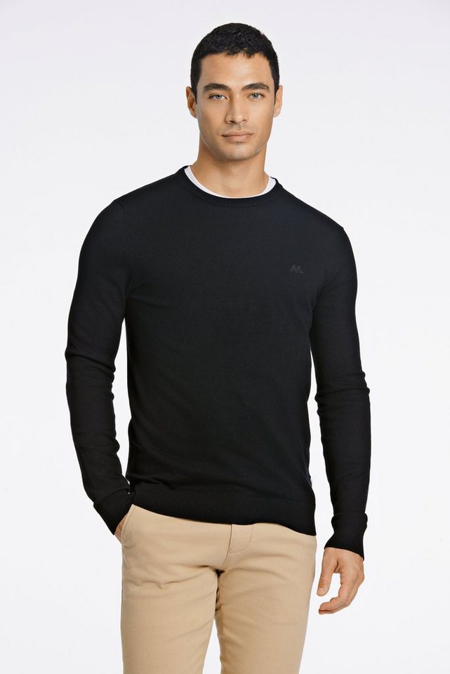 LINDBERGH Strickpullover mit Logo-Stickerei von LINDBERGH