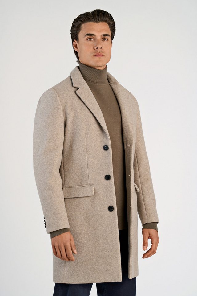 LINDBERGH Wintermantel mit Reverskragen und Knopfleiste von LINDBERGH