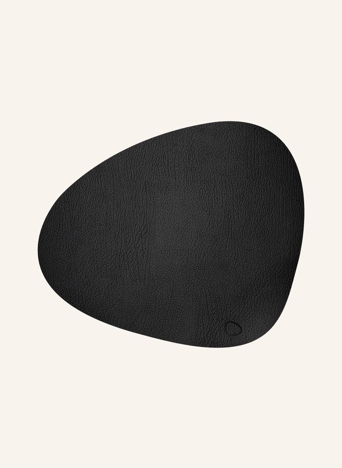 Linddna Tischset Curve L Aus Leder schwarz Linddna Tischset Curve L Aus Leder schwarz von LINDDNA