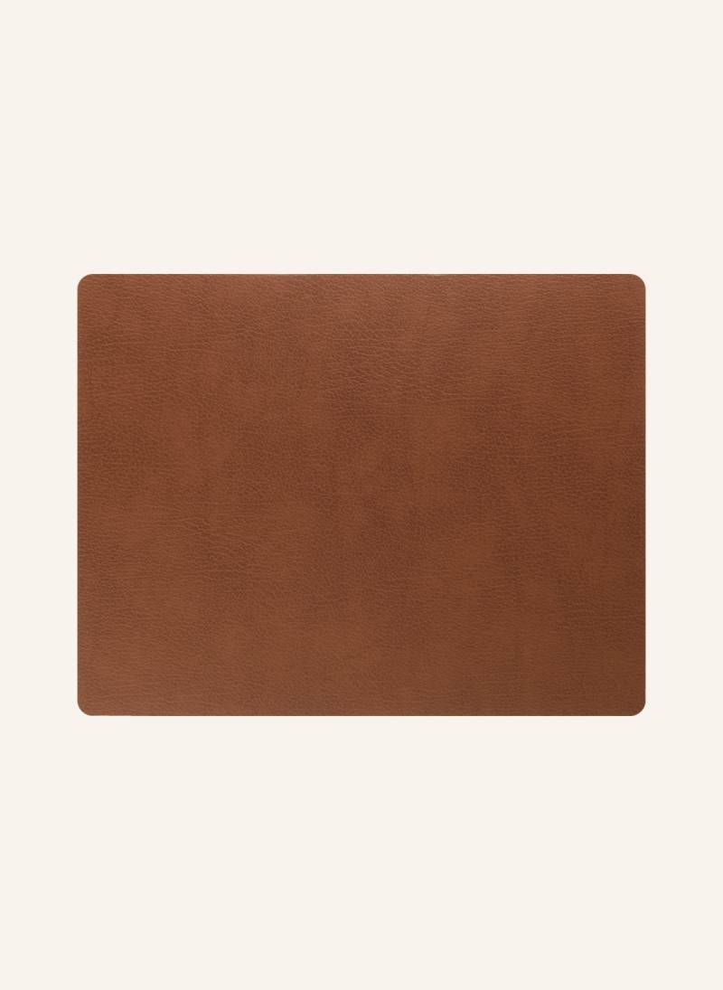 Linddna Tischset Square L Aus Leder braun Linddna Tischset Square L Aus Leder braun von LINDDNA