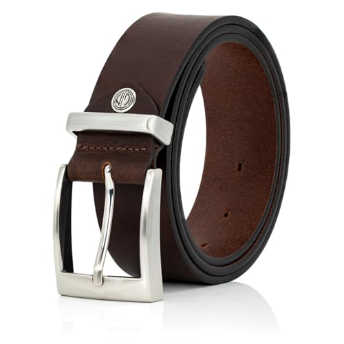 LINDENMANN Ledergürtel Herren Herren-Gürtel, Rindledergürtel XXL, dunkelbraun, Größe/Size:110, Farbe/Color:braun LINDENMANN Ledergürtel Herren Herren-Gürtel, Rindledergürtel XXL, dunkelbraun, Größe/Size:110, Farbe/Color:braun von LINDENMANN