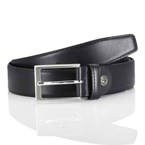 LINDENMANN Herren Belt 1000320-010-095 G rtel, Schwarz, 95 EU von LINDENMANN