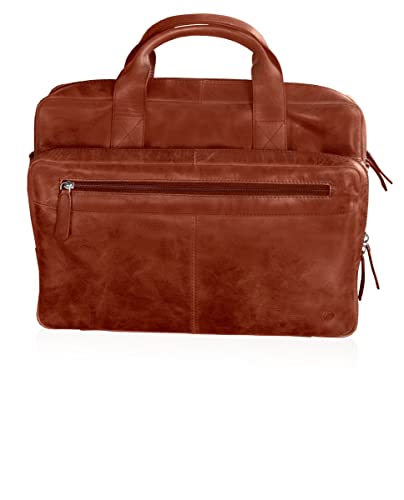 LINDENMANN Herren Tasche/Herren Umhängetasche, Business, cognac von LINDENMANN