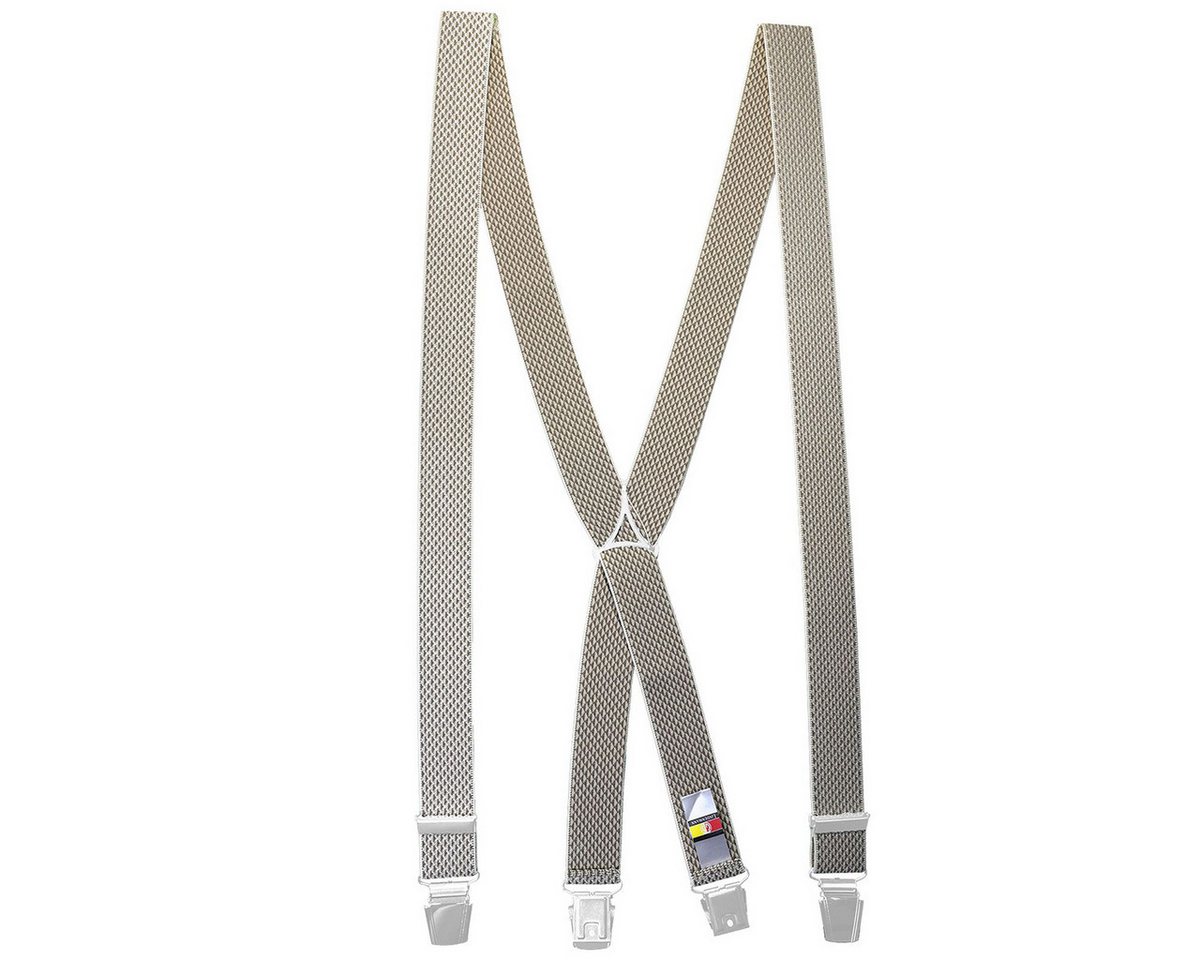LINDENMANN Hosenträger Hosenträger STC LINDENMANN X-Form beige von LINDENMANN