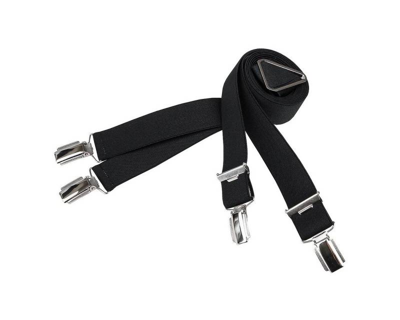 LINDENMANN Hosenträger Übergrößen Hosenträger schwarz X-Form Lindenmann von LINDENMANN