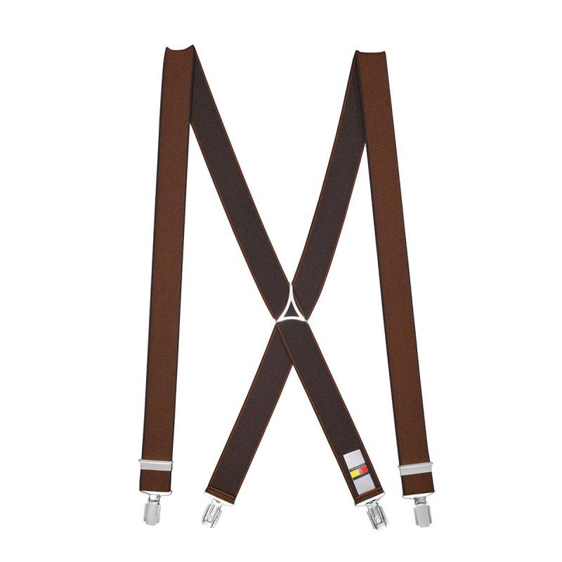 LINDENMANN - Hosenträger LINDENMANN X-Form cognac - Gr. - 120 von LINDENMANN