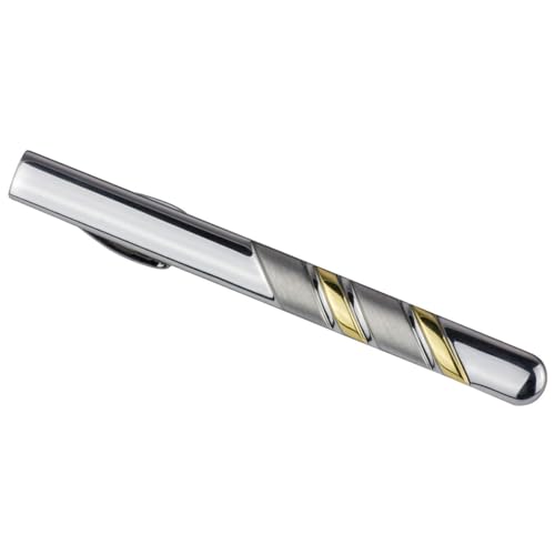 LINDENMANN Krawattenklammer Krawattennadel Gold/Silber Farbe von LINDENMANN