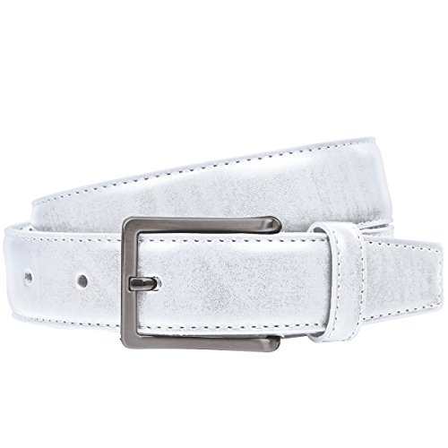 LINDENMANN Leder-Gürtel Herren 30mm breit, Gürtel Herren Vollrindleder weiß, Größe/Size:110 LINDENMANN Leder-Gürtel Herren 30mm breit, Gürtel Herren Vollrindleder weiß, Größe/Size:110 von LINDENMANN