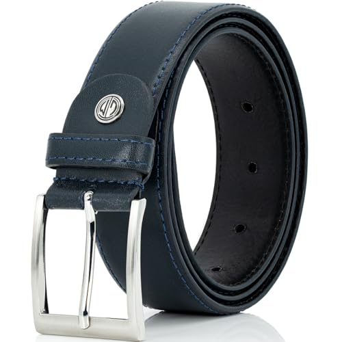 LINDENMANN Leder-Gürtel Herren 35 mm breit, Gürtel Herren Vollledergürtel marine, Größe/Size:95, Farbe/Color:blau LINDENMANN Leder-Gürtel Herren 35 mm breit, Gürtel Herren Vollledergürtel marine, Größe/Size:95, Farbe/Color:blau von LINDENMANN