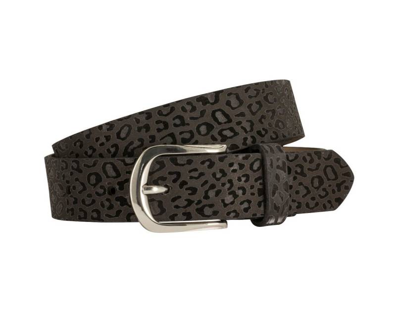 LINDENMANN Ledergürtel 30 mm LEO-Print - Damen Gürtel - eleganter Ledergürtel von LINDENMANN