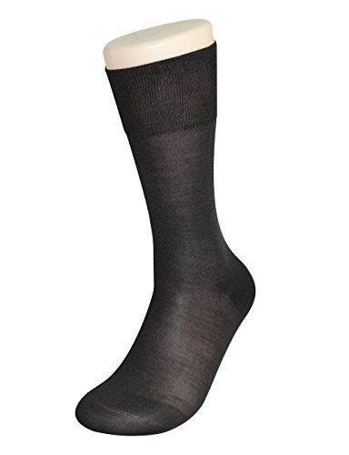 LINDNER® Premium Herrensocke/Busines Socke Super Silk (43-44, anthrazit) von Lindner socks