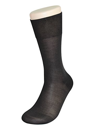 LINDNER® Premium Herrensocke/Business Socke Super Silk (41-42, anthrazit) von Lindner socks