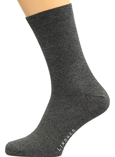 Max Lindner Socken Diabetikersocken dunkelgrau Größe 45, 46, 47 von LINDNER socks