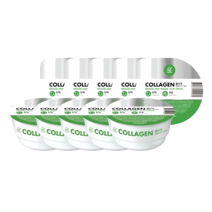 LINDSAY - Modeling Mask Cup Pack - 28g - Collagen (5ea) Set von LINDSAY