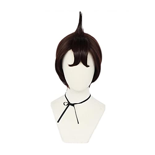 Anime Hifumi Yamada Short Wig Cosplay Costume Heat Resistant Synthetic Hair Men Wigs + Wig Cap von LINGCOS