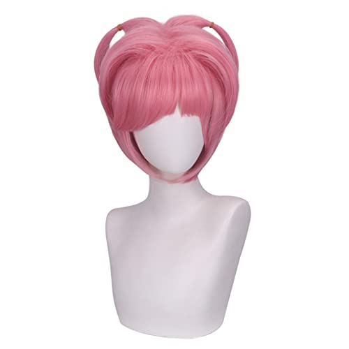 Anime Role Play For Natsuki Monika Wig Pink Hair Wig Doki Literature Clubt Cosplay Hair Synthetic Cosplay Wig von LINGCOS