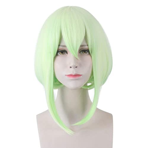 Anime Role Play For Promare Mad Burnish Lio Fotia Cosplay Costume Short Turquoise Gradient Wig von LINGCOS