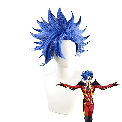 Anime SK∞ ADAM Cosplay Shindo Ainosuke Wigs Blue Short Heat Resistant Hair Adult Role Play SK8 the Infinity SK Eight ADAM von LINGCOS
