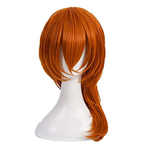Bungo Stray Dogs Chuya Nakahara Chuuya Cosplay Wig Heat Resistant Synthetic Hair Wig + Wig Cap von LINGCOS
