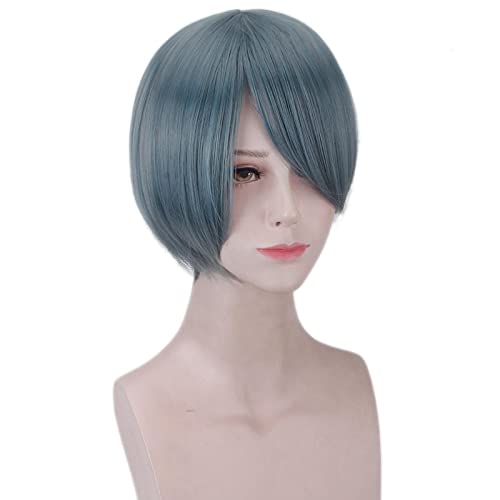 Cosplay Wig For Anime Black Butler cosplay Kuroshitsuji Ciel Phantomhive Wigs short Heat Resistant Synthetic Hair von LINGCOS