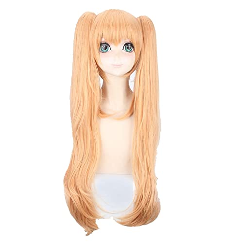 Cosplay Wig For Girls Frontline Ump45 UMP9 Women Long Heat Resistant Synthetic Hair Wigs With Double Ponytails von LINGCOS