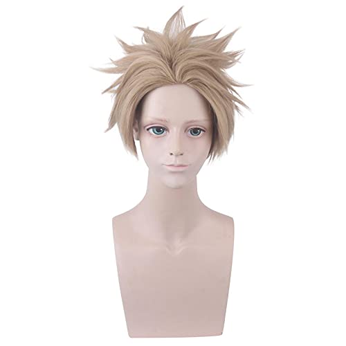 Cosplay Wig For Takami Keigo Hawks Short Brwon Wigs Anime Role Play Wigs Halloween Cos Props von LINGCOS
