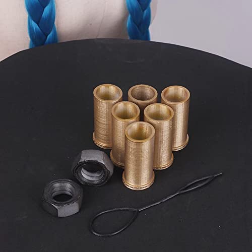 Cosplay Wig for Jinx Resin Headwear Prop The Loose Cannon Halloween Party Role Play prop 8ps von LINGCOS