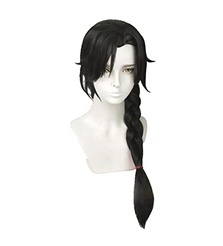 Cosplay Wigs Hua Cheng from Heaven’s official blessing Black Styled Long Synthetic Hair + Wig Cap von LINGCOS