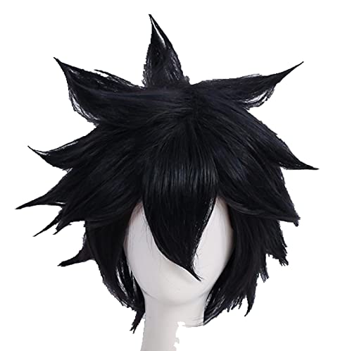 Fairy Tail Gray Fullbuster Cosplay Wig Short Heat Resistant Synthetic Hair Wig + Wig Cap von LINGCOS
