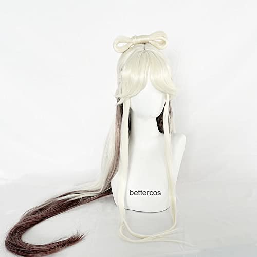Game Genshin Impact Cosplay Ningguang Cosplay Wig Ning Guang Heat Resistant Synthetic Hair Cosplay Wigs + Wig Cap von LINGCOS